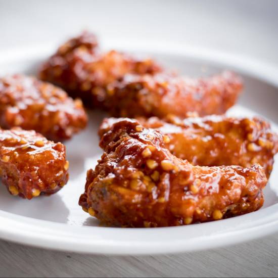 Order Signature Korean Garlic BBQ - 6 pcs food online from The Great Room Cafe store, Redondo Beach on bringmethat.com
