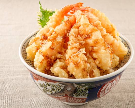 半ライス大盛 大盛海鮮天丼マウンテン 新秋津 Mountain SHINAKITSUの