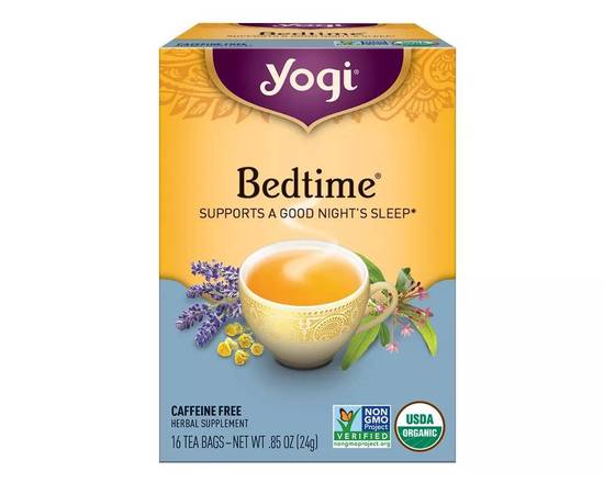 Order YOGI Bedtime Caffeine Free 16 count food online from Fresko Market store, Miami on bringmethat.com