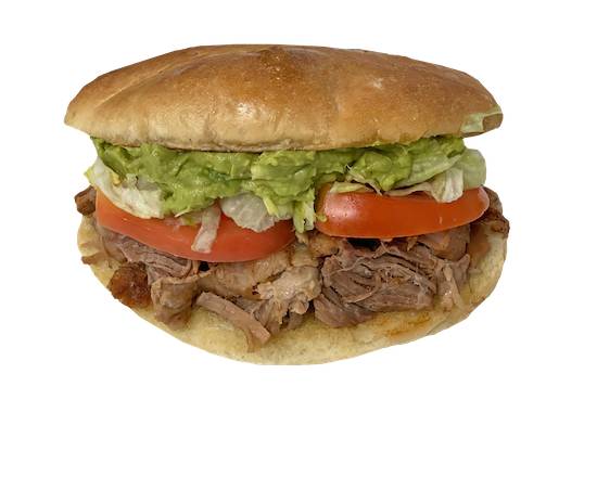 Order Carnitas Torta food online from Viva Burrito Co. store, Lakewood on bringmethat.com