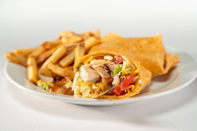 Order CHICKEN RANCHERO WRAP food online from Glory Days Grill store, Apex on bringmethat.com