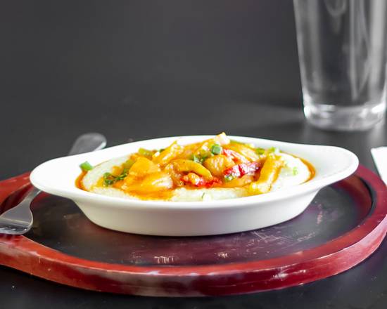 Order Shrimp and Grits food online from Firehouse Restaurant store, Harrisburg on bringmethat.com