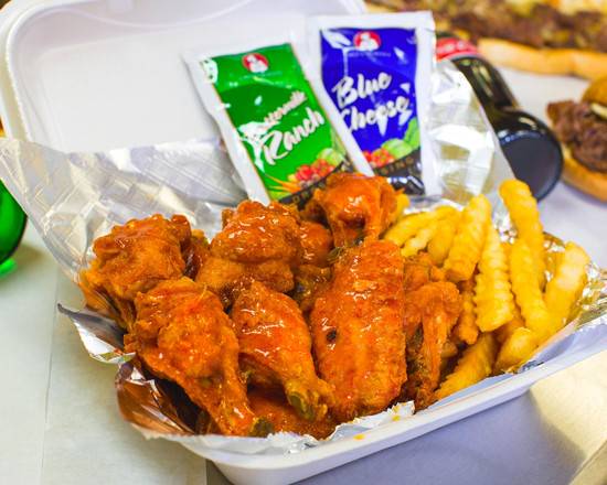 Order 6 Wings & Fries food online from Selfie Subs store, Riverview on bringmethat.com