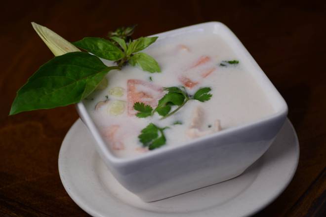Order #16. Tom Kha Chicken Soup food online from Thai House store, Charlotte on bringmethat.com