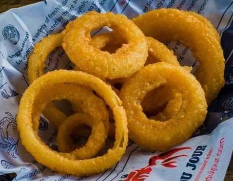 Order Onion Rings (10 pcs) food online from Crab Du Jour store, Wilson on bringmethat.com