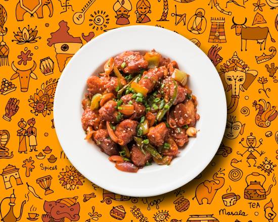 Order Chilli Chicken Ching's food online from Gunpowder Cafe store, Chicago on bringmethat.com