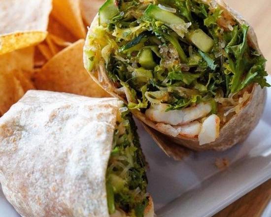 Order Vietnamese Grilled Shrimp Wrap food online from HS Green store, Houston on bringmethat.com