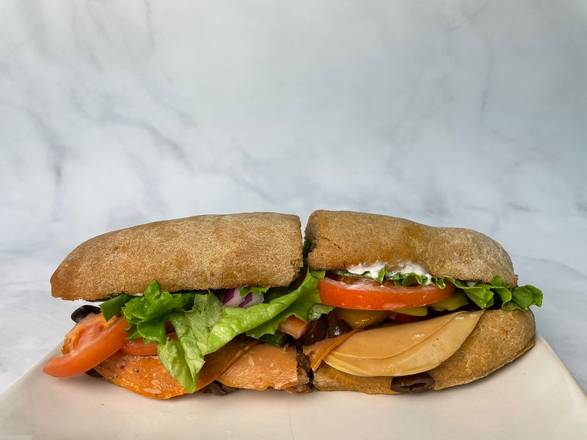 Order Veggie Cold Cut Sub food online from Down To Earth Organic &Amp; Natural store, Aiea on bringmethat.com