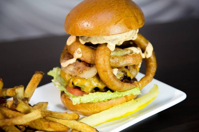 Order Texas Burger food online from Big Shots Restaurant & Lounge store, Woodbridge Township on bringmethat.com
