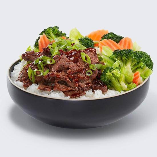 Order Steak Veggie Bowl food online from Waba Grill store, Van Nuys on bringmethat.com