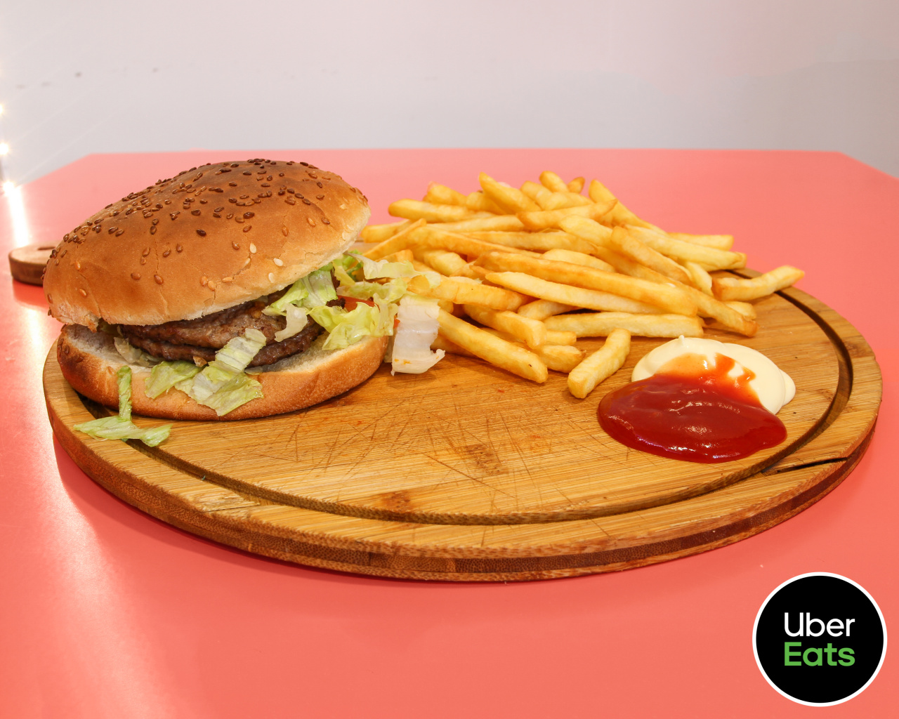 Menu double chesseburger