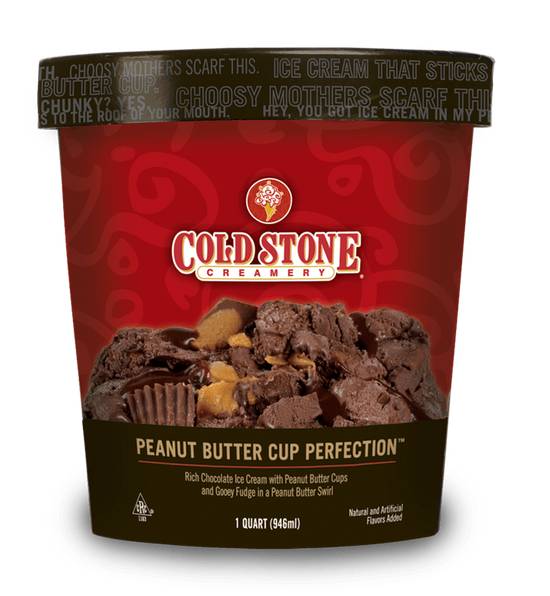 Order Peanut Butter Cup Perfection™ Pre-packed Quart food online from Cold Stone Creamery store, Fayetteville on bringmethat.com