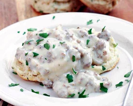 Order Biscuit Gravy food online from Asana Cafe store, Tulsa on bringmethat.com
