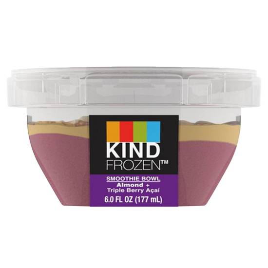 Order KIND Frozen Almond Triple Berry Smoothie Bowl 6oz food online from Everyday Needs by Gopuff store, St. Petersburg on bringmethat.com