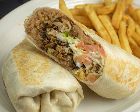 Order Burrito con Arroz y Frijoles food online from Los Fernandez store, Streamwood on bringmethat.com