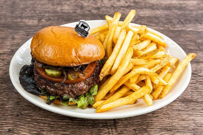 Order Classic Burger food online from Wood Ranch BBQ & Grill store, Rancho Santa Margarita on bringmethat.com