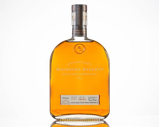 Order Woodford Reserve, 750mL bourbon (45.2% ABV) food online from Flame Liquors store, Tequesta on bringmethat.com