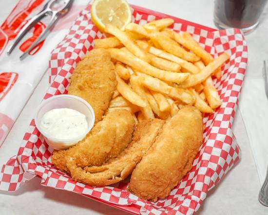 Order Fried Catfish Basket (4 pcs) food online from Cajun Crab Hut store, Saint Augustine on bringmethat.com