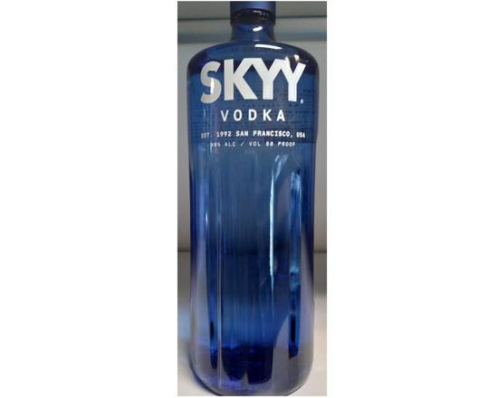 Order Skyy, 1750M, Vodka, 80-Proof, Plain food online from Lynch Liquor & Tobacco store, PINELLAS PARK on bringmethat.com