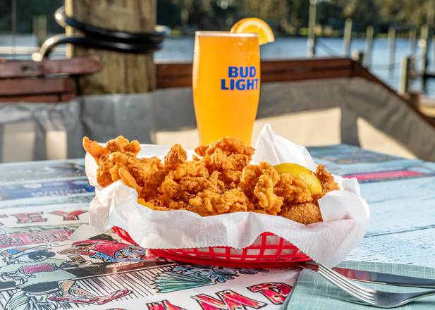 Order Clam Strips Basket food online from Whiteys Fish Camp store, Fleming Island on bringmethat.com