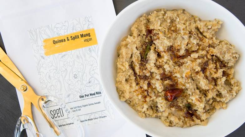 Order Quinoa & Split Mung-Vegan Meal Kit food online from Seeti store, San Francisco on bringmethat.com
