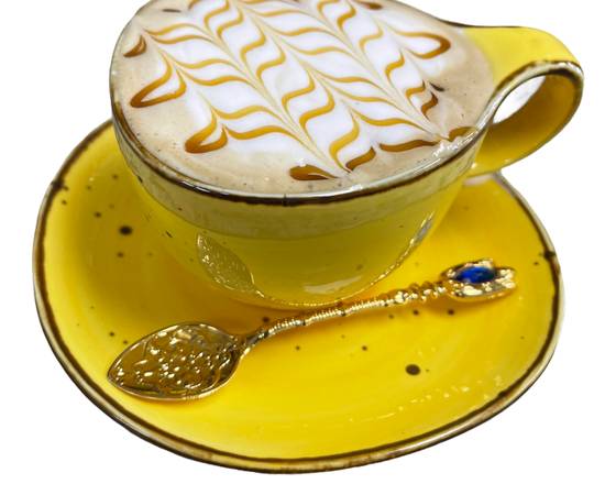 Order Caramel Latte food online from Choco Mania Cafe store, Sterling Heights on bringmethat.com