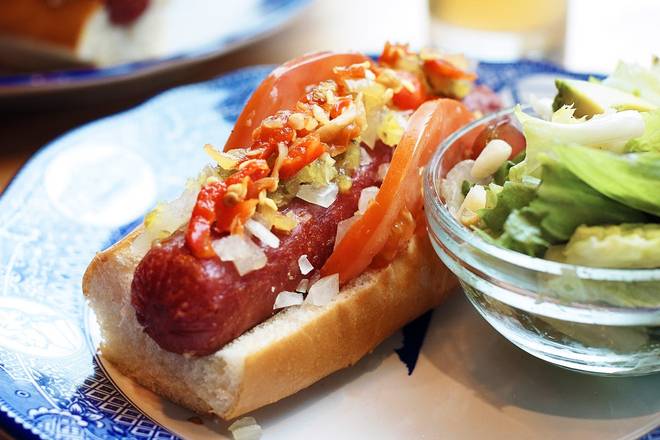Order Chicago Dog food online from Founding Farmers Tysons store, Providence on bringmethat.com