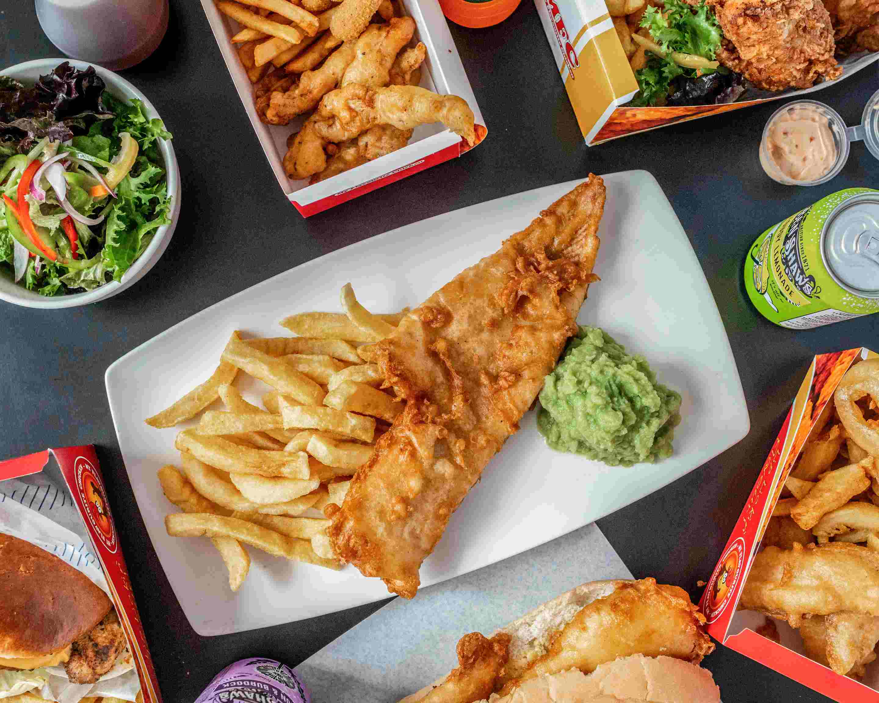 Waterloo Fish & Chicks Menu Takeaway in Huddersfield Delivery Menu