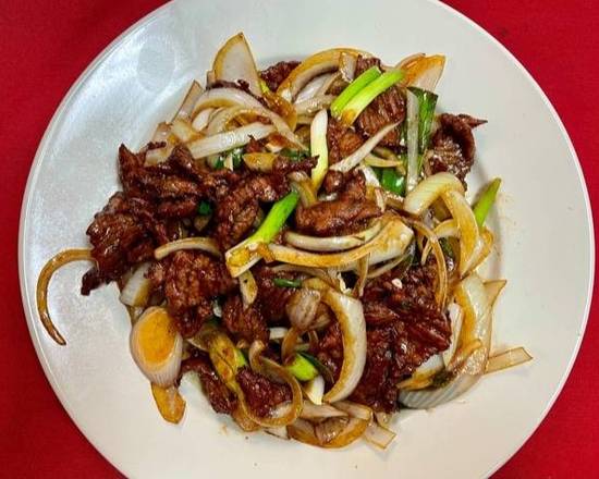 Order Mongolian Beef food online from Mulan Asian Bistro East store, Memphis on bringmethat.com