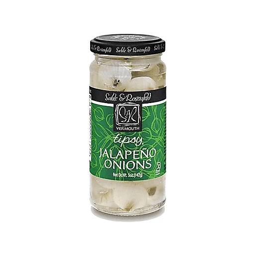 Order Sable & Rosenfeld Vermouth Tipsy Jalapeno Onions 5oz food online from Everyday Needs by Gopuff store, Thousand Oaks on bringmethat.com