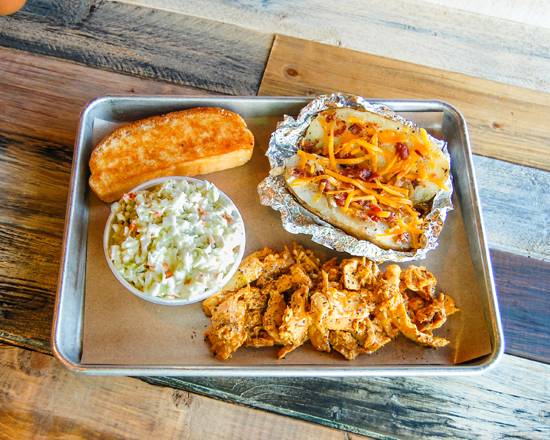 Order Pulled Bar B Q Chicken Plate food online from Bar-b-Cutie store, Nashville on bringmethat.com