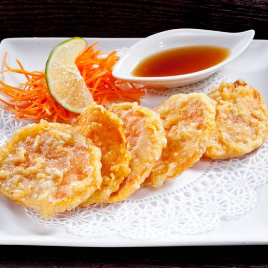 Order Sweet Potato Tempura food online from Akashi Japanese Restaurant store, Miami on bringmethat.com