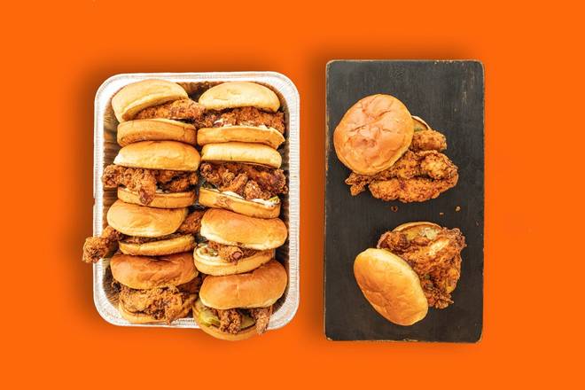 Order 10 PACK CRISPY CHICKEN TENDER SANDWICH food online from Twisted Tenders store, Madison on bringmethat.com