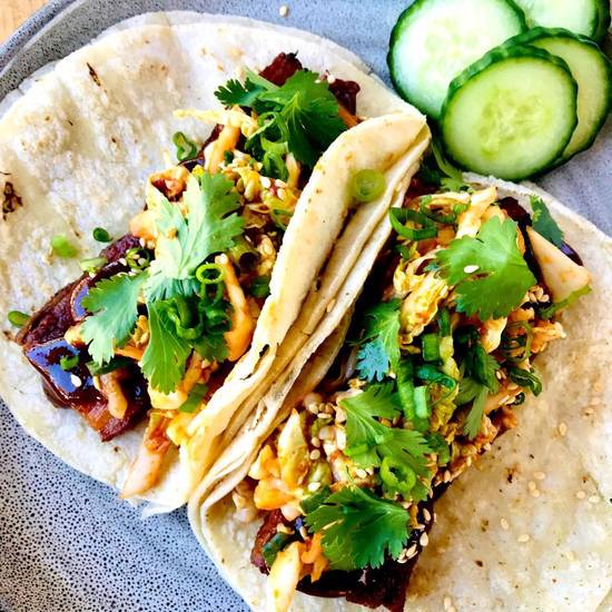 Order Pork Belly Tacos food online from Haven Craft Kitchen + Bar store, Orange on bringmethat.com