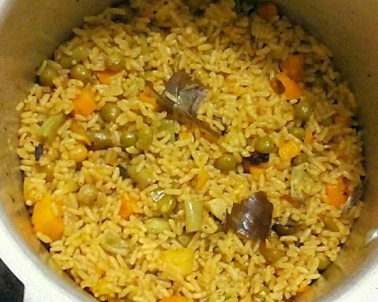 Order Vegetable Biryani food online from Tandoorish Indian Cuisine Restaurant store, Houston on bringmethat.com