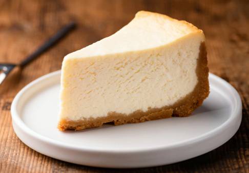 Order NY Classic Plain Cheesecake food online from The Dessert Shack store, White Oak on bringmethat.com