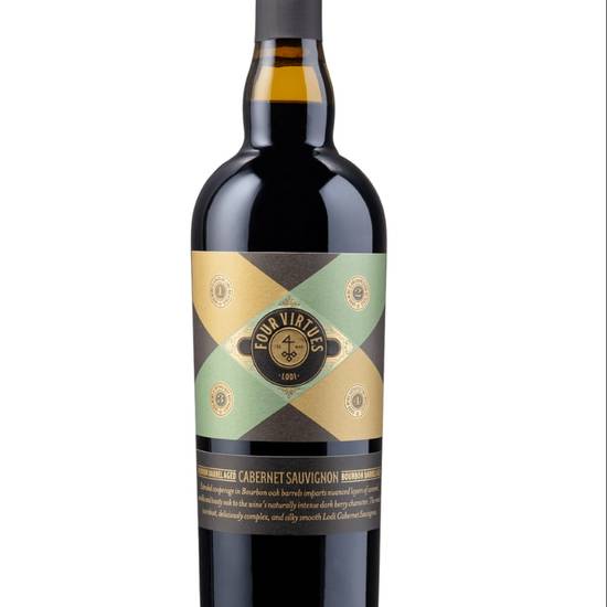 Order Four Virtues Bourbon Barrel Aged Cabernet Sauvignon food online from Rocky Liquor store, Claremont on bringmethat.com
