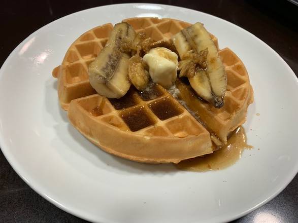 Order Bananas Foster Waffle food online from Legacy Kitchen Craft Tavern store, New Orleans on bringmethat.com
