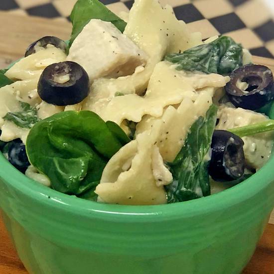 Order Caesar Bowtie with Chicken Salad food online from Little Lois Cafe store, Salem on bringmethat.com