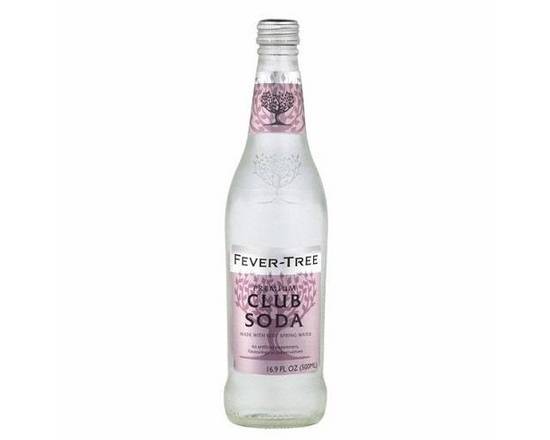 Order Fever-Tree Premium Club Soda 16.9 oz glass bottle  food online from Glenrose Liquor & Mini Mart store, Glendale on bringmethat.com