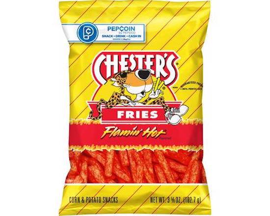 Order Chesters Flamin Hot Fries Xxvl 3.625z food online from Circle K store, Simi Valley on bringmethat.com