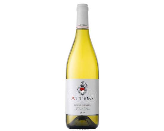 Order Attems Pinot Grigio Fruili-Venezia Guilia Italy 18, 750ml Wine (12.5% ABV) food online from Nobu Miami store, Miami Beach on bringmethat.com