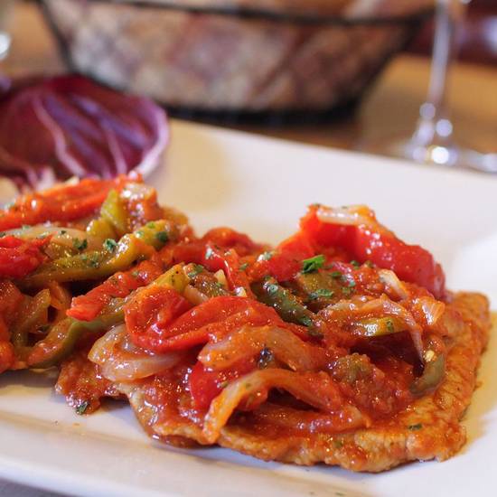 Order Chicken Pizzaiola food online from La Piazza store, Merrick on bringmethat.com