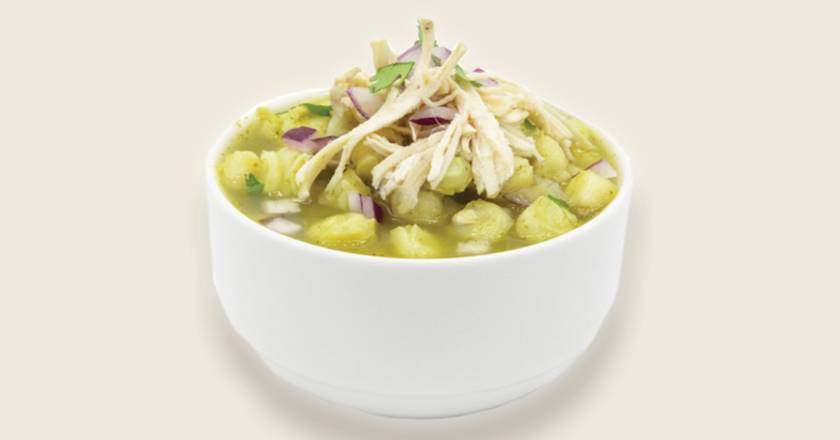 Order Green Chicken Pozole food online from Wildbird store, Los Angeles on bringmethat.com