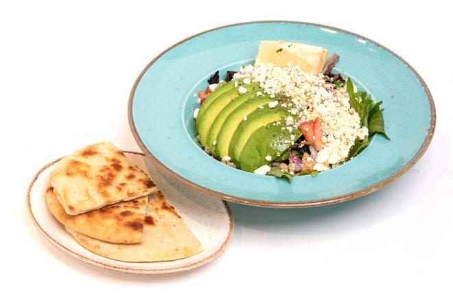 Order Small Greek Quinoa and Avocado Salad food online from Vernon Grille store, New York on bringmethat.com