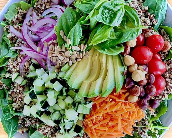 Order Quinoa Garden bowl with Ranch Dressing food online from The Salad Bowl store, Oakland on bringmethat.com