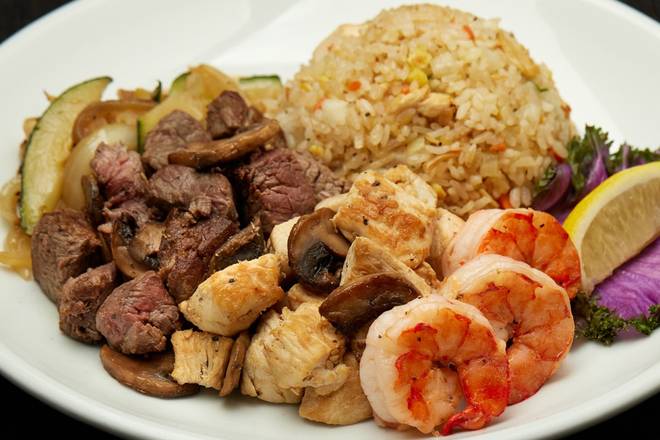 Order FILET MIGNON, CHICKEN & COLOSSAL SHRIMP food online from Ikura Sushi Lounge store, Coral Gables on bringmethat.com