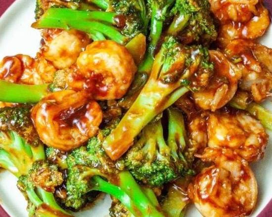 Order C27 Shrimp w. Broccoli  food online from China City store, Midlothian on bringmethat.com