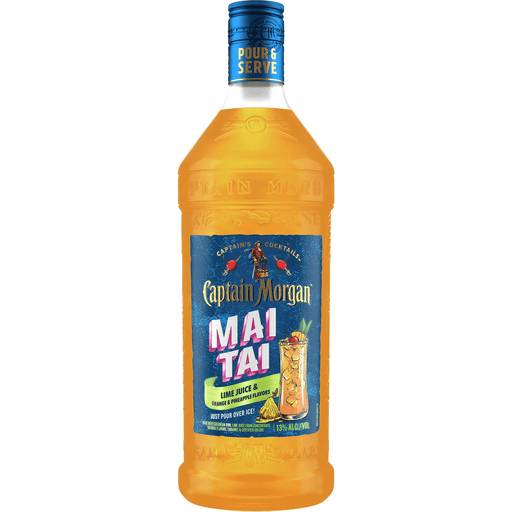 Order Captain Morgan Mai Tai Cocktail (1.75 LTR) 137858 food online from Bevmo! store, Los Angeles on bringmethat.com