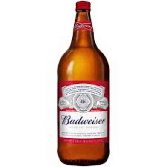 Order BUDWEISER 40oz BOTTLE food online from Duke Liquor & Jr. Market store, Los Angeles on bringmethat.com